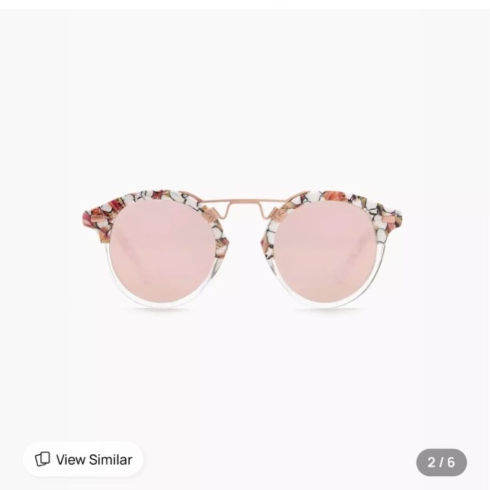 NWT. KREWE ST. LOUIS MIRRORED | LOTUS TO CRYSTAL ROSE GOLD - Picture 3 of 10